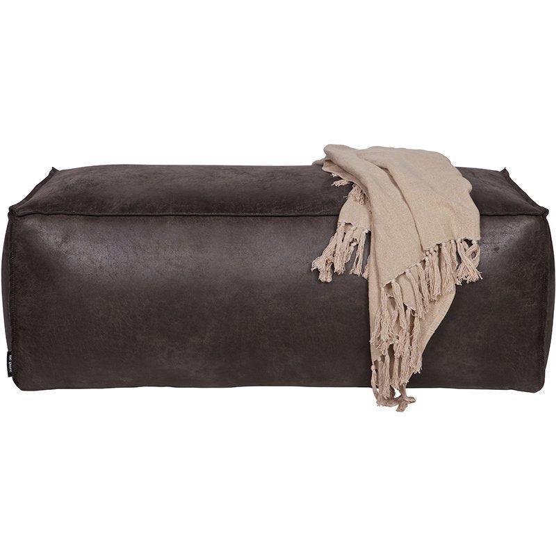 Rodeo Leather Pouf - WOO .Design