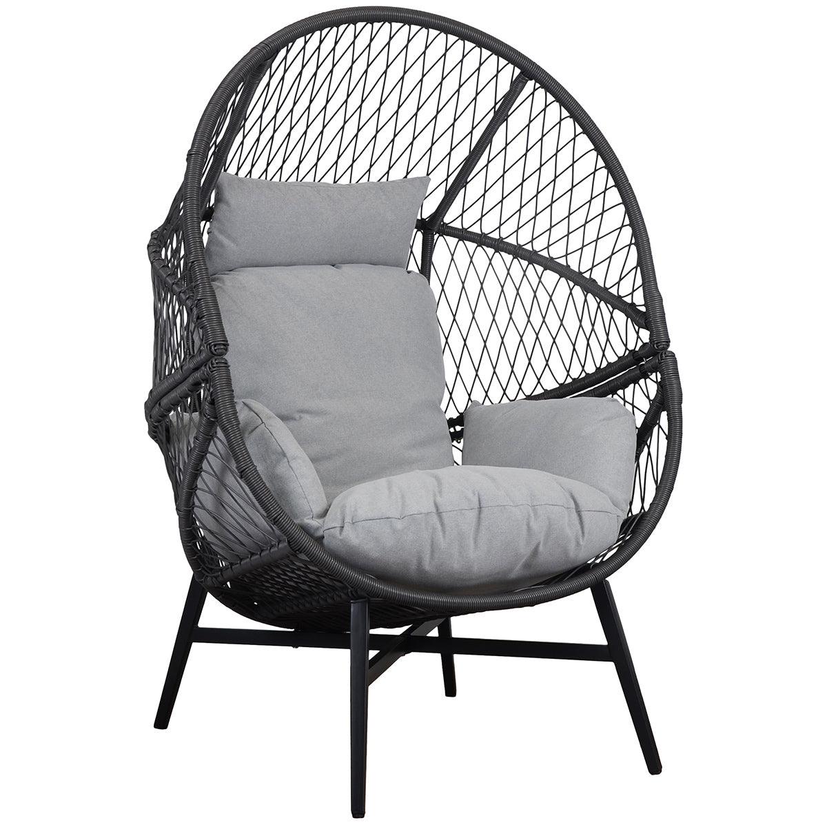 Rosario Black Lounge Chair - WOO .Design