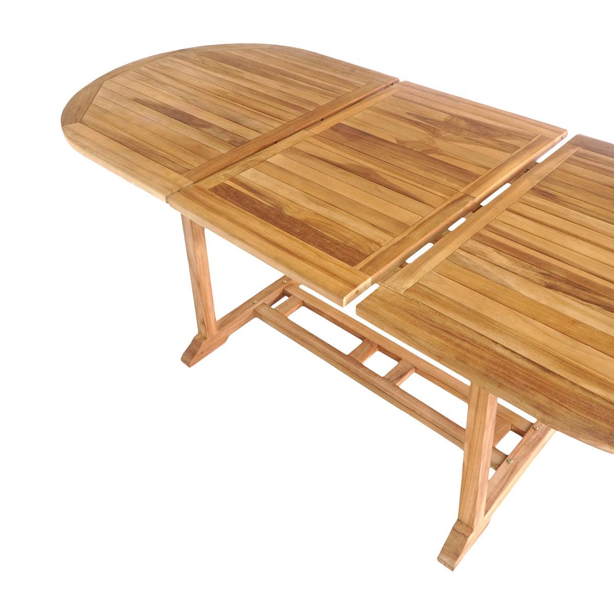 Salamanca Teak Wood Extendable Dining Table - WOO .Design