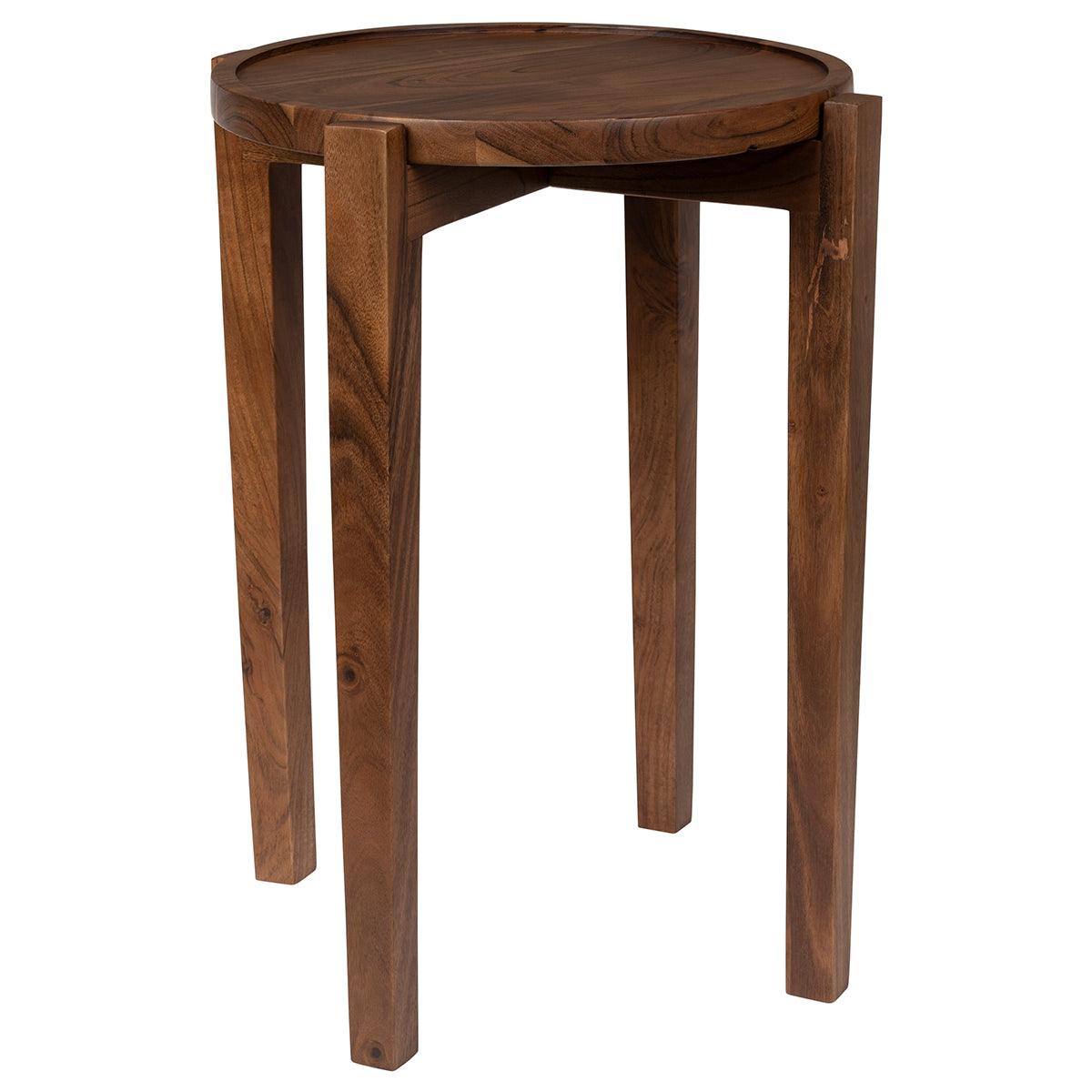 Shane Acacia Wood Side Table - WOO .Design