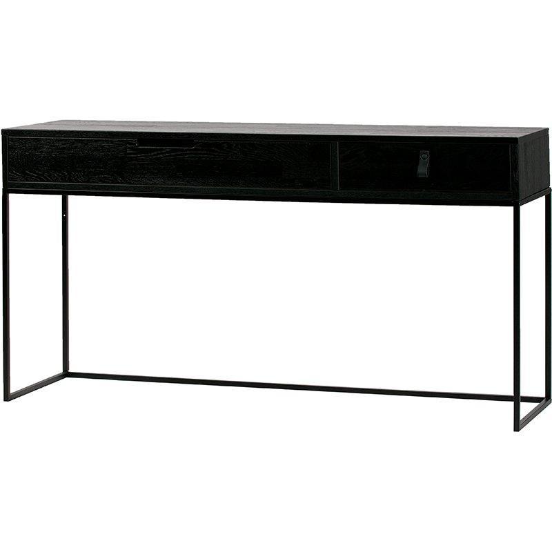 Silas Blacknight Brushed Ash Wood Side Table - WOO .Design