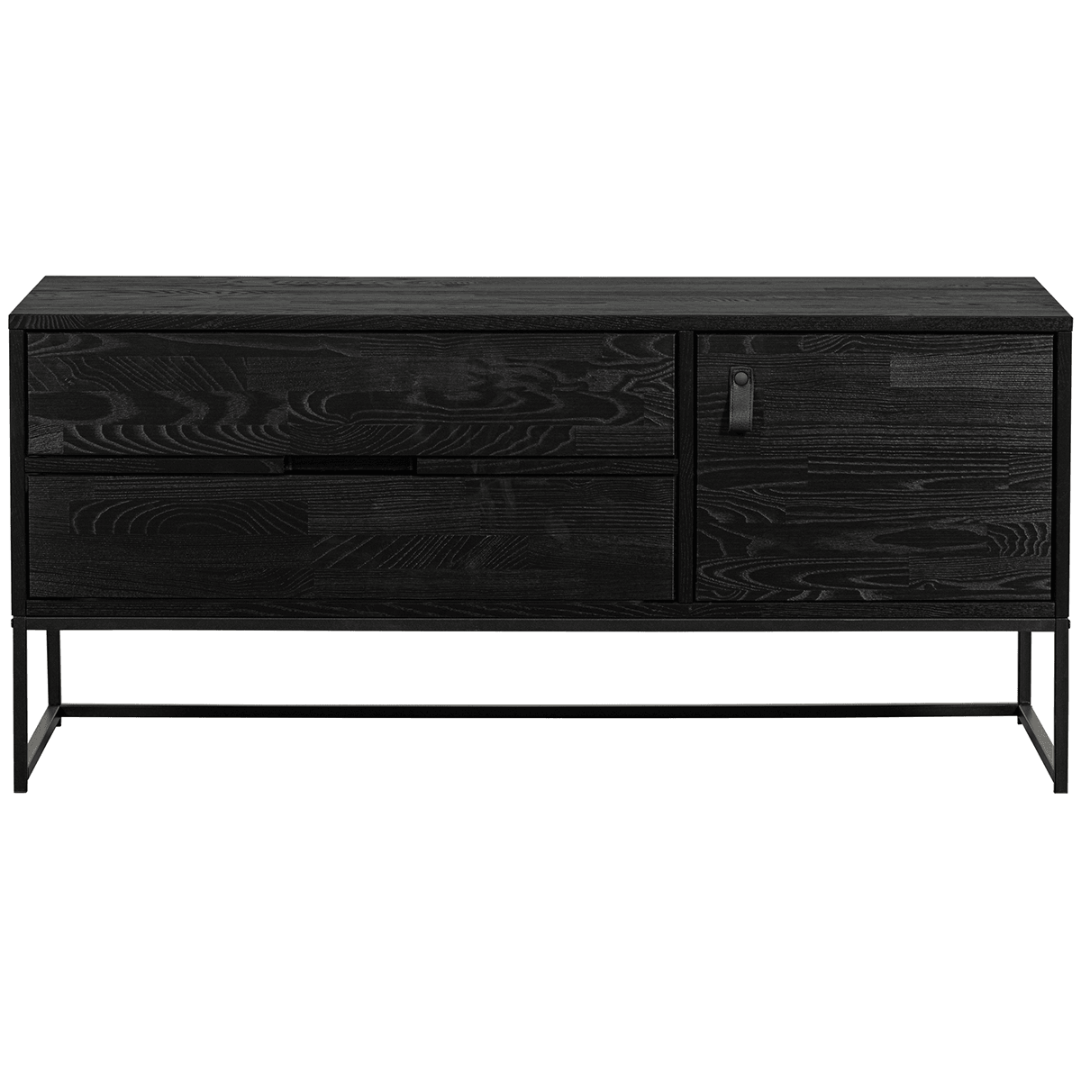 Silas Blacknight Brushed Ash Wood TV Unit - WOO .Design