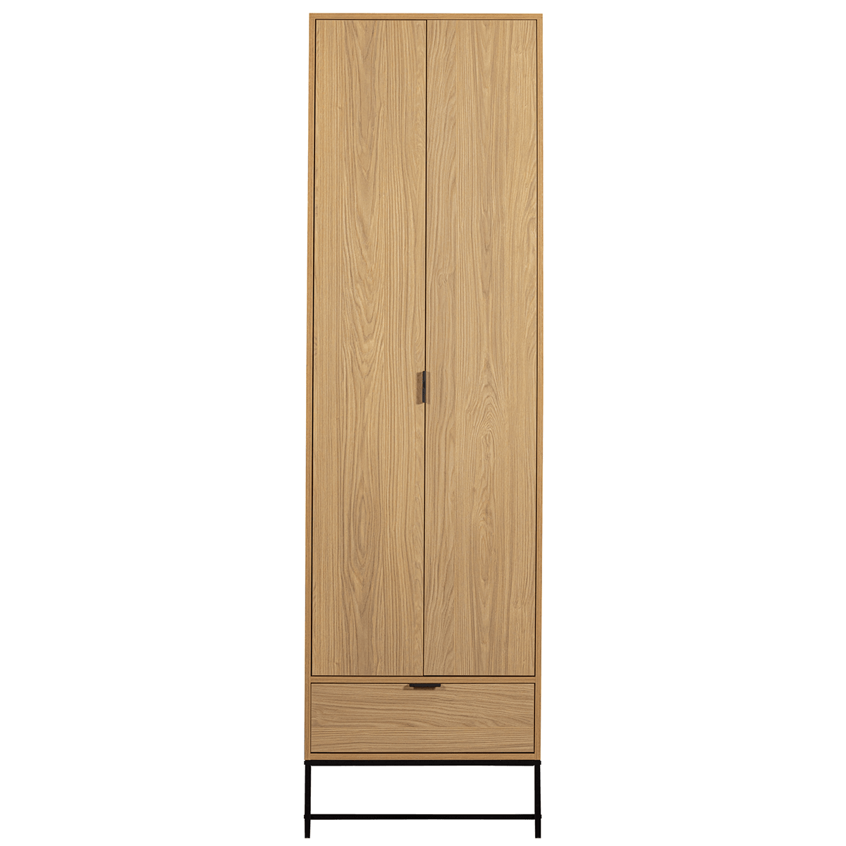 Silas Oak Slim Cabinet - WOO .Design