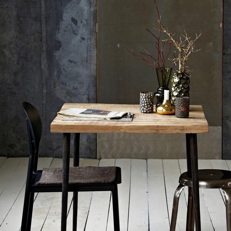Slated Square Table - WOO .Design