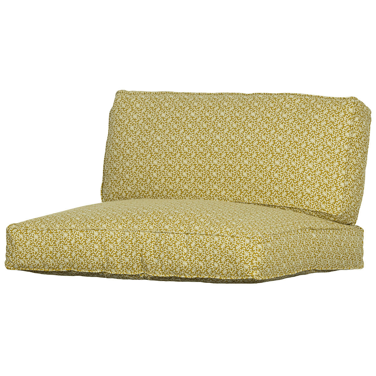 Snooze Ochre Seat/Back Cushion Set - WOO .Design