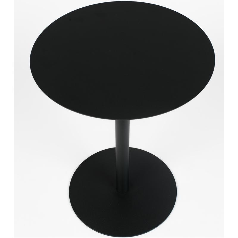 Snow Black Round Side Table - WOO .Design