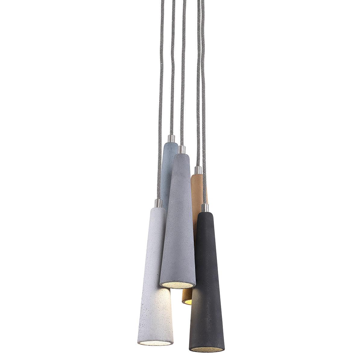 Sopel Concrete Multi Pendant Lamp - WOO .Design