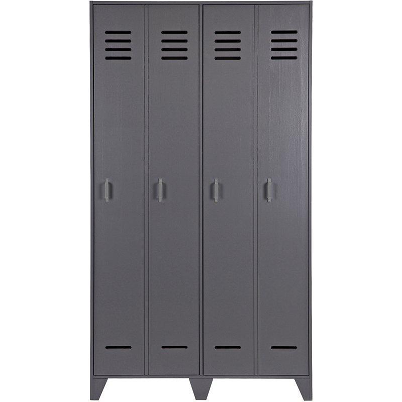 Stijn Pine Wood Locker Cabinet - WOO .Design