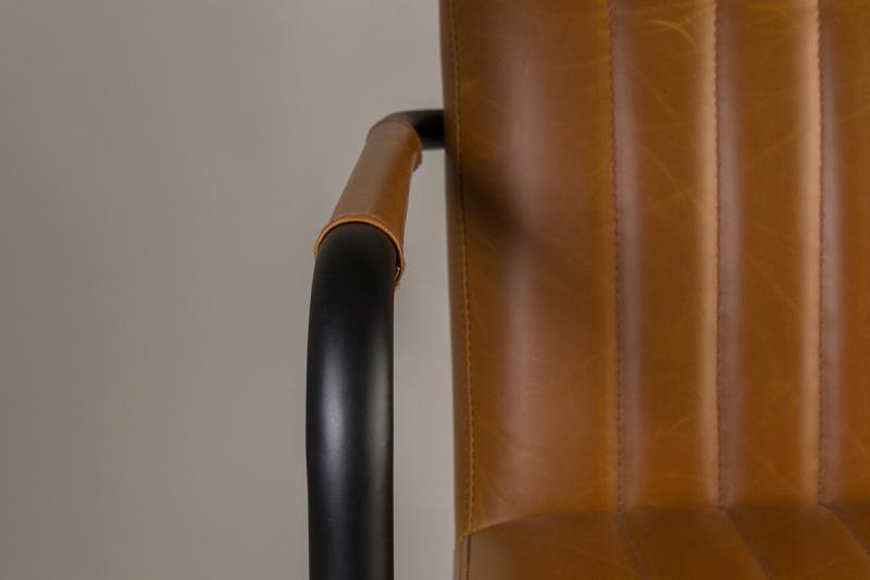 Stitched Leather Armchair - WOO .Design