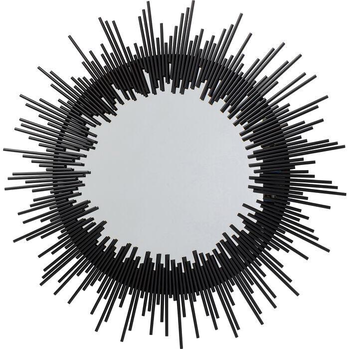 Sun Rise Black Wall Mirror - WOO .Design