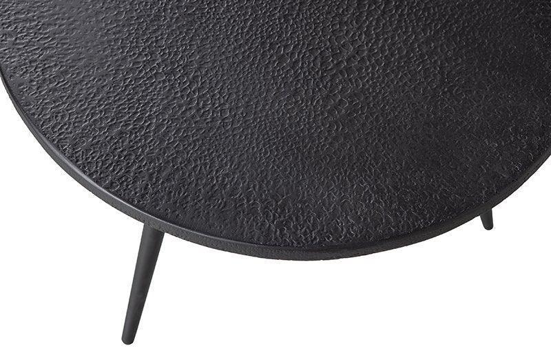 Suze Black Wood-Metal Side Table (2/Set) - WOO .Design