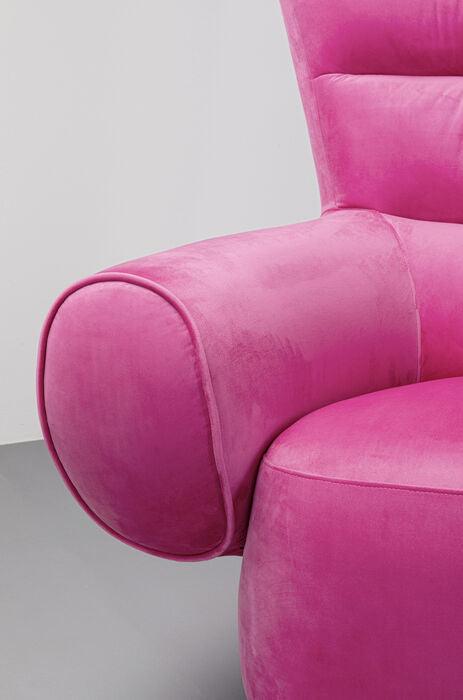 Sweep Pink Velvet Armchair - WOO .Design