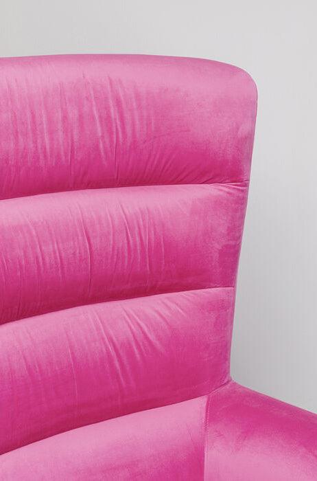 Sweep Pink Velvet Armchair - WOO .Design