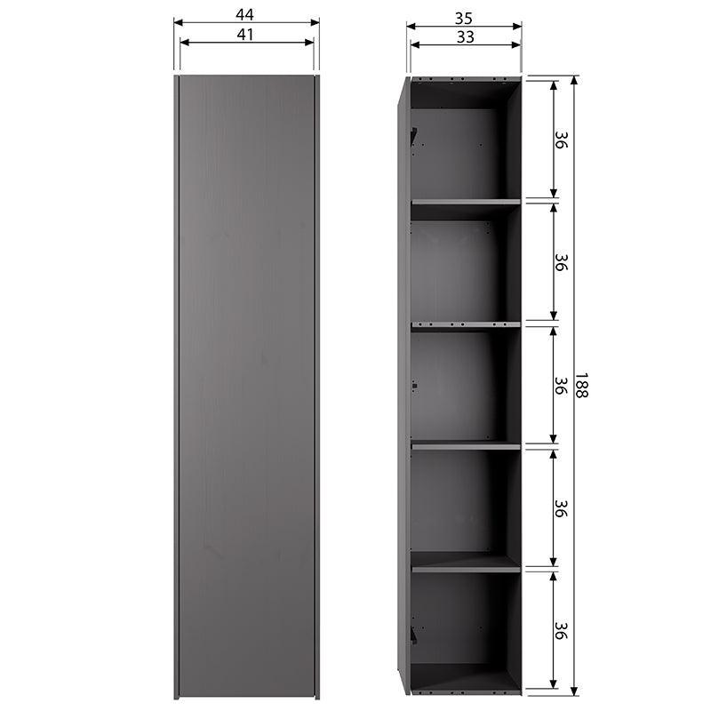 Teun Black Storage Cabinet - WOO .Design
