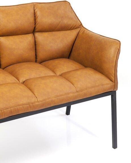 Thinktank Brown Leather Bench - WOO .Design