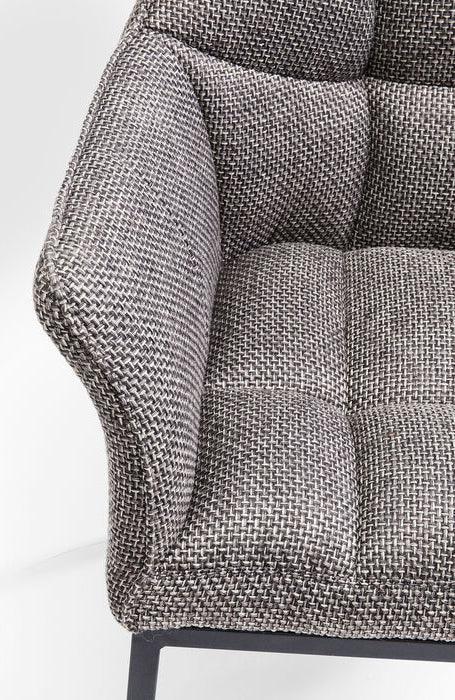 Thinktank Grey Chair with Armrest - WOO .Design