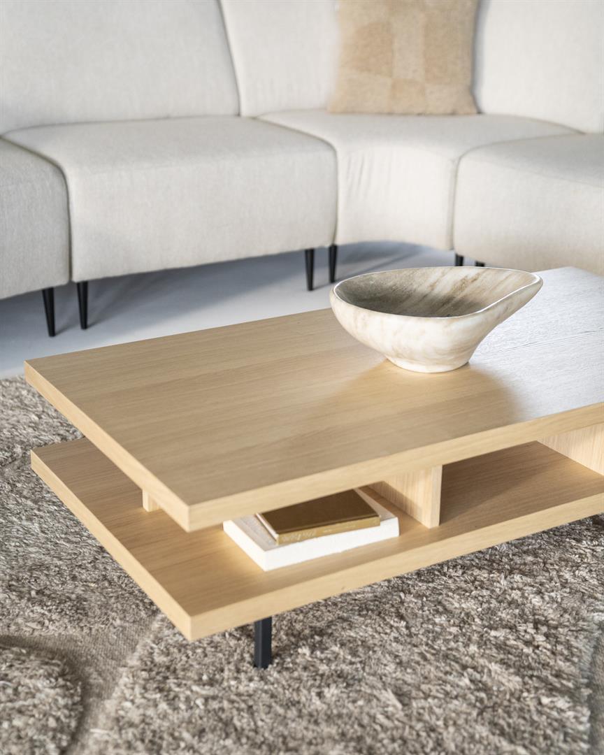 Thomas Oak Wood Coffee Table - WOO .Design