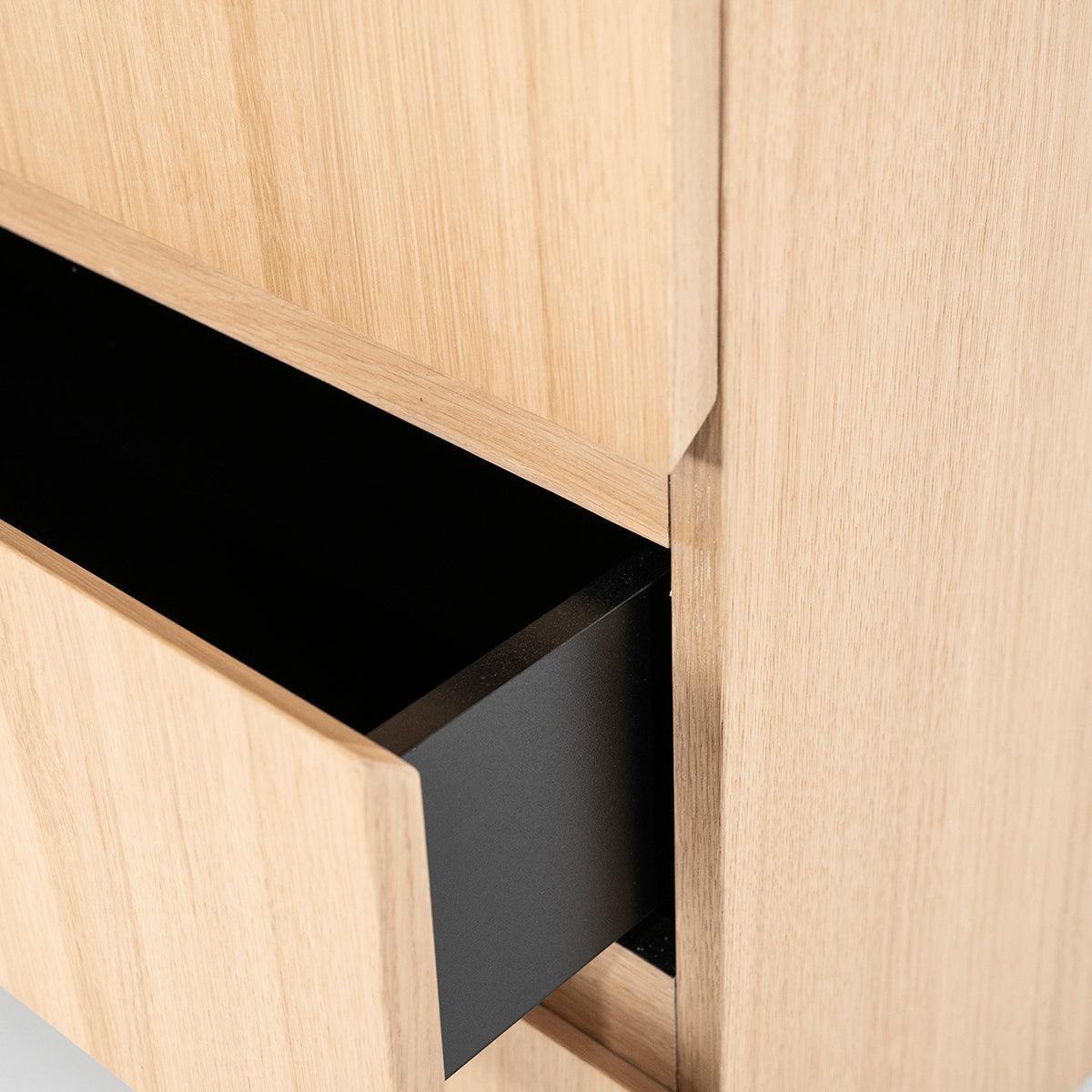 Thomas Oak Wood Low Cabinet - WOO .Design