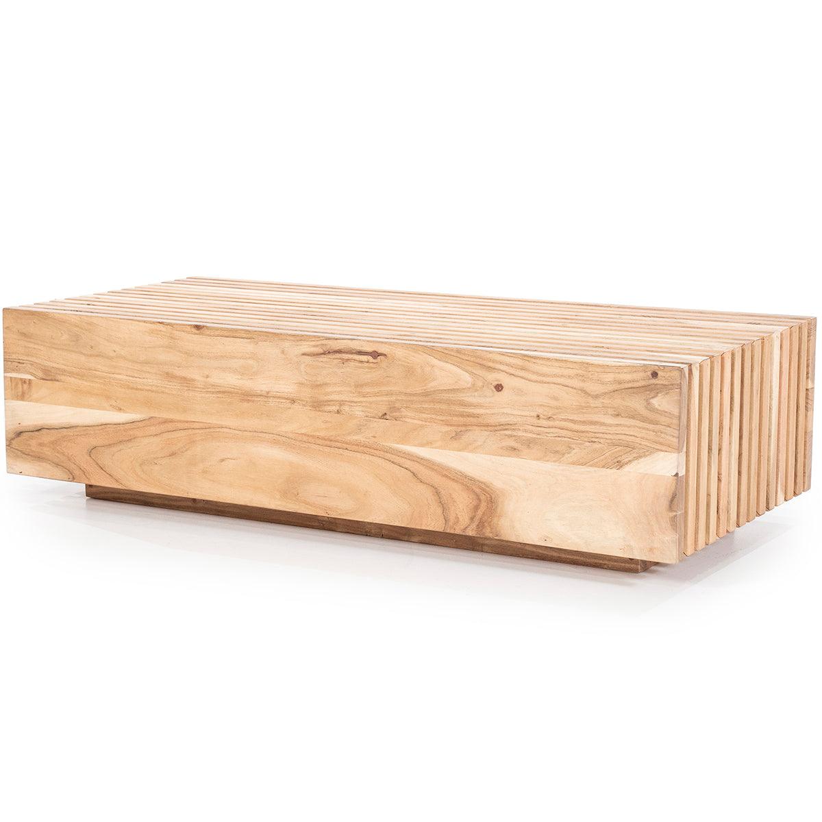 Tom Mango Wood Rectangular Coffee Table - WOO .Design