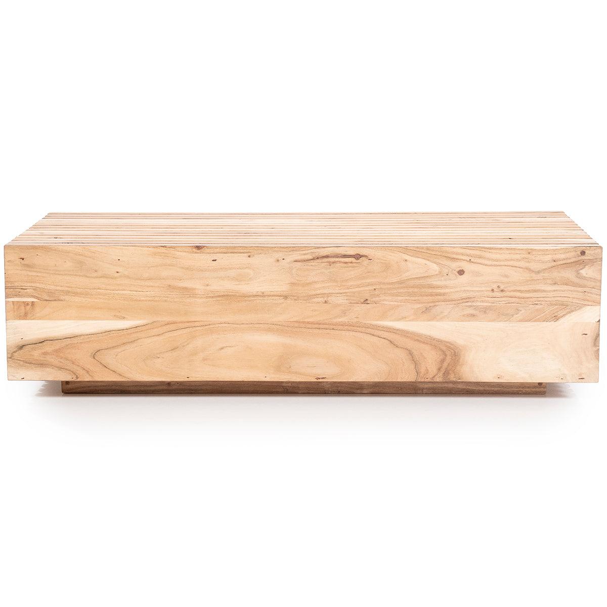 Tom Mango Wood Rectangular Coffee Table - WOO .Design