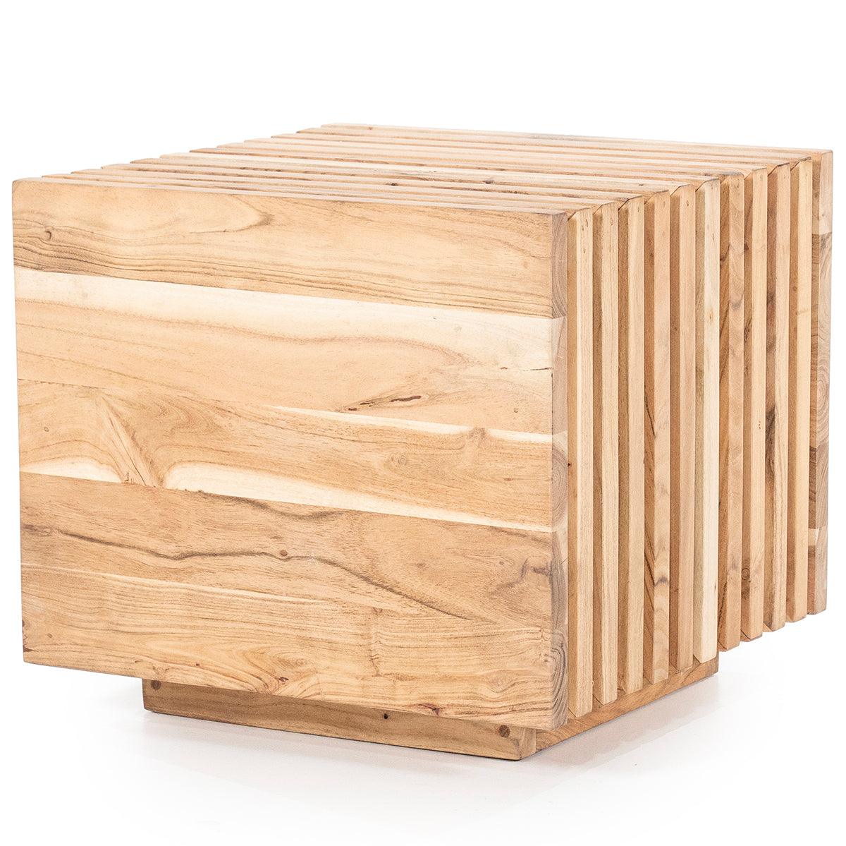 Tom Mango Wood Side Table - WOO .Design