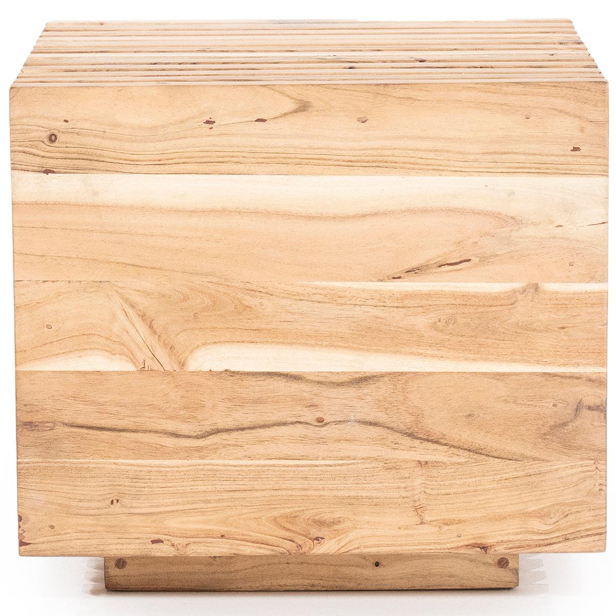 Tom Mango Wood Side Table - WOO .Design