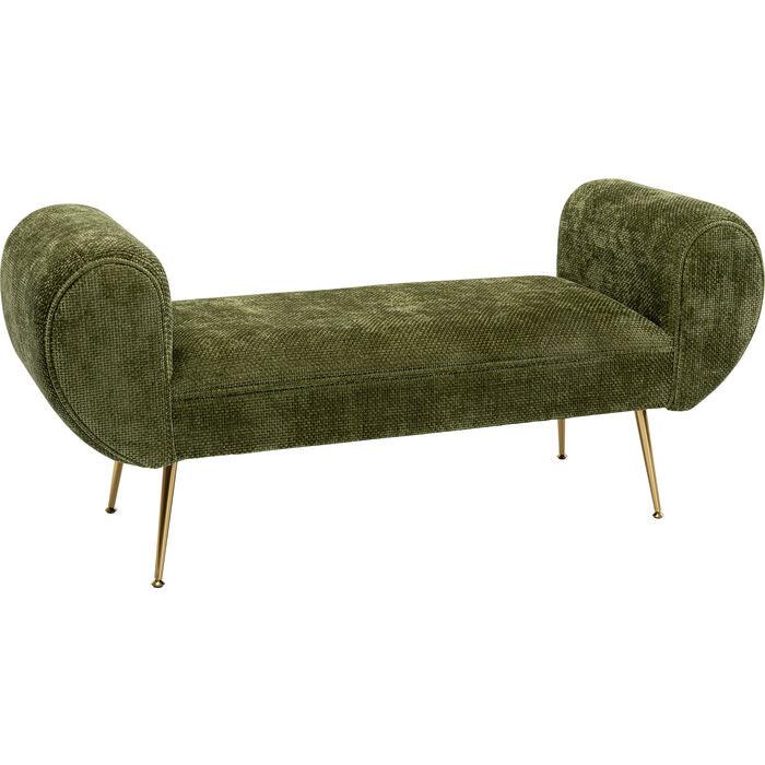 Trono Green Velvet Bench - WOO .Design