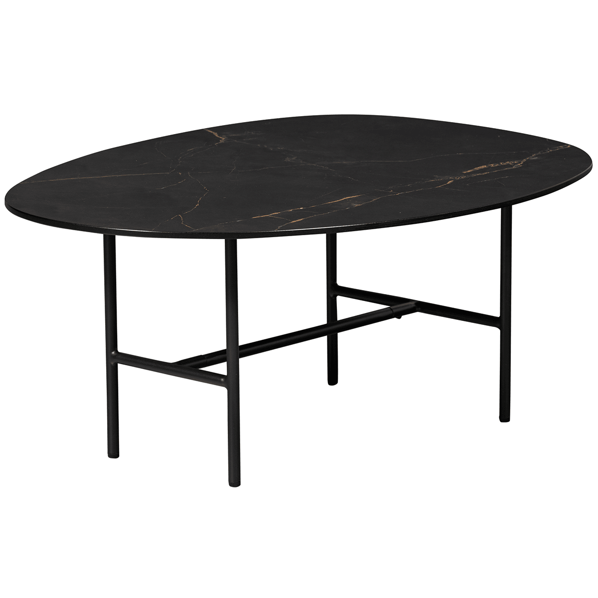 Vajen Black Marble Look Coffee Table - WOO .Design