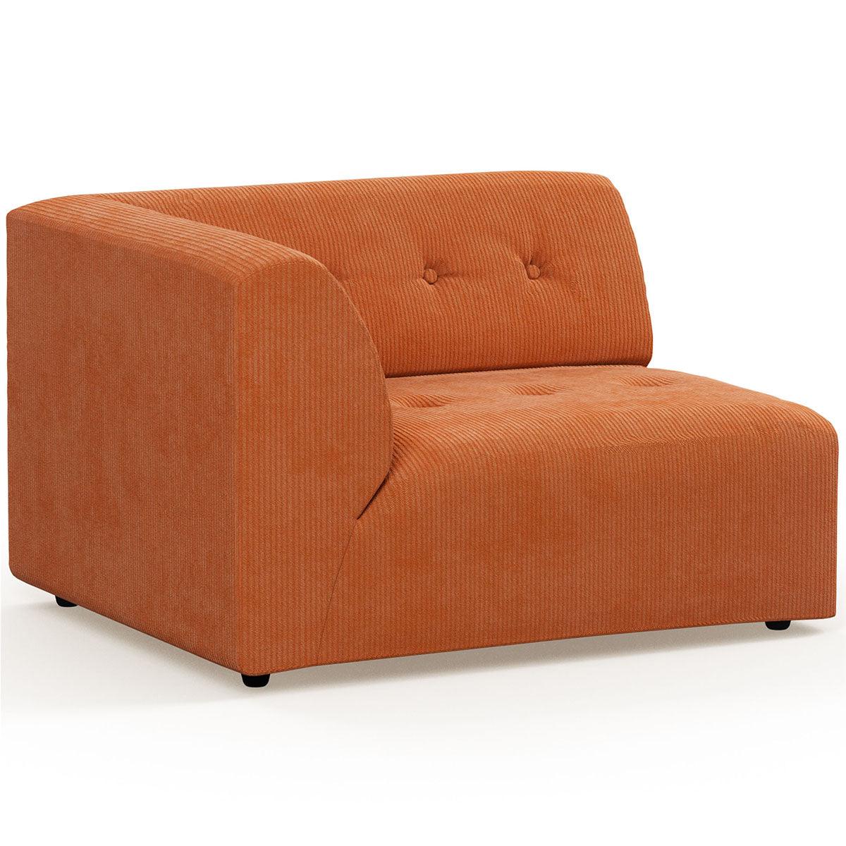 Vint Corduroy Rib Couch - Element Left 1.5-Seat - WOO .Design