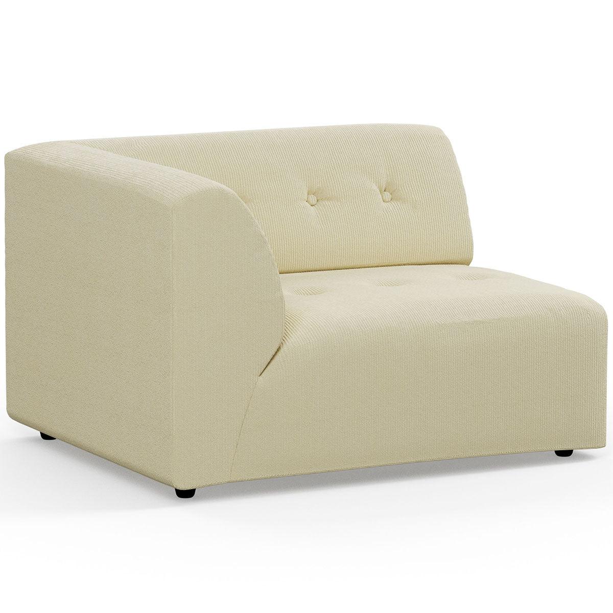 Vint Corduroy Rib Couch - Element Left 1.5-Seat - WOO .Design