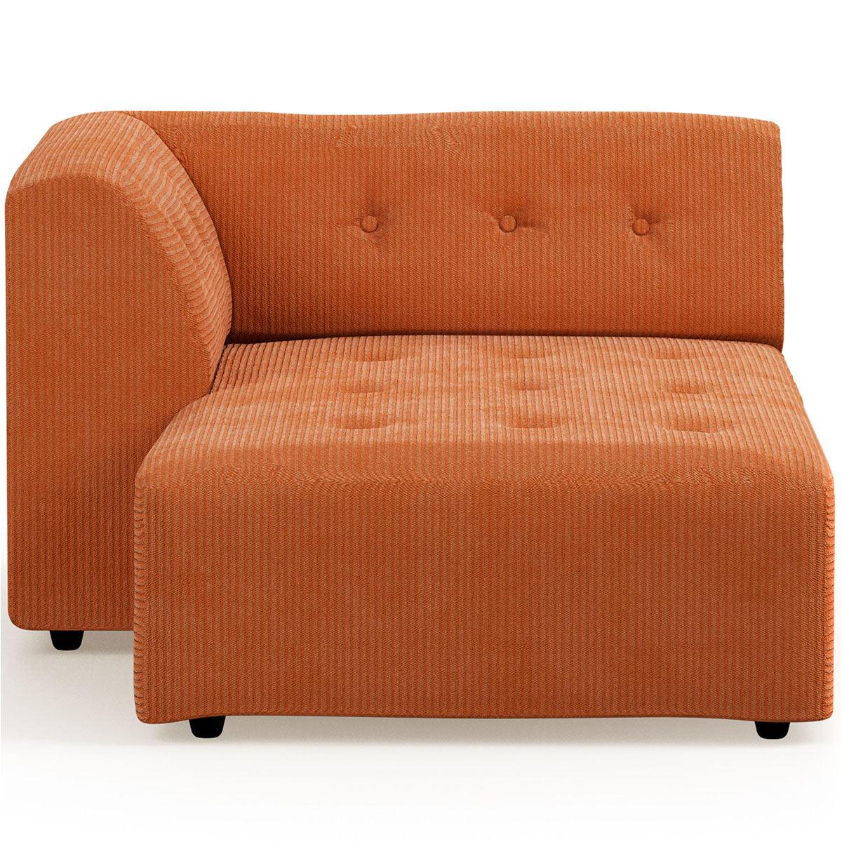 Vint Corduroy Rib Couch - Element Left Divan - WOO .Design