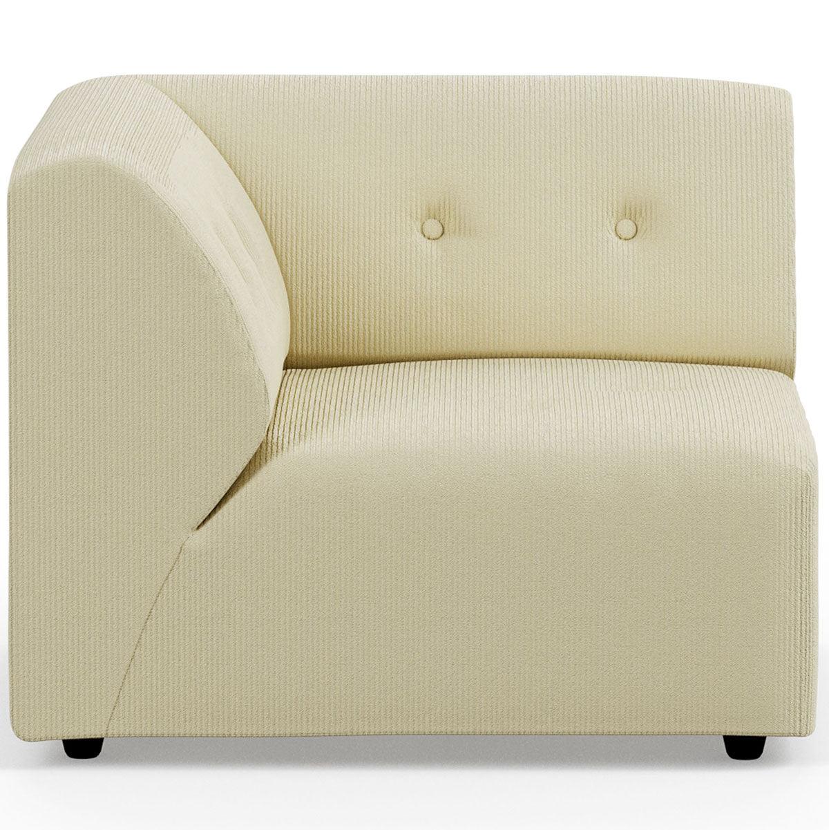 Vint Corduroy Rib Couch - Element Left - WOO .Design