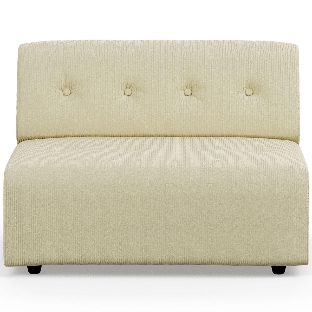 Vint Corduroy Rib Couch - Element Middle 1.5-Seat - WOO .Design