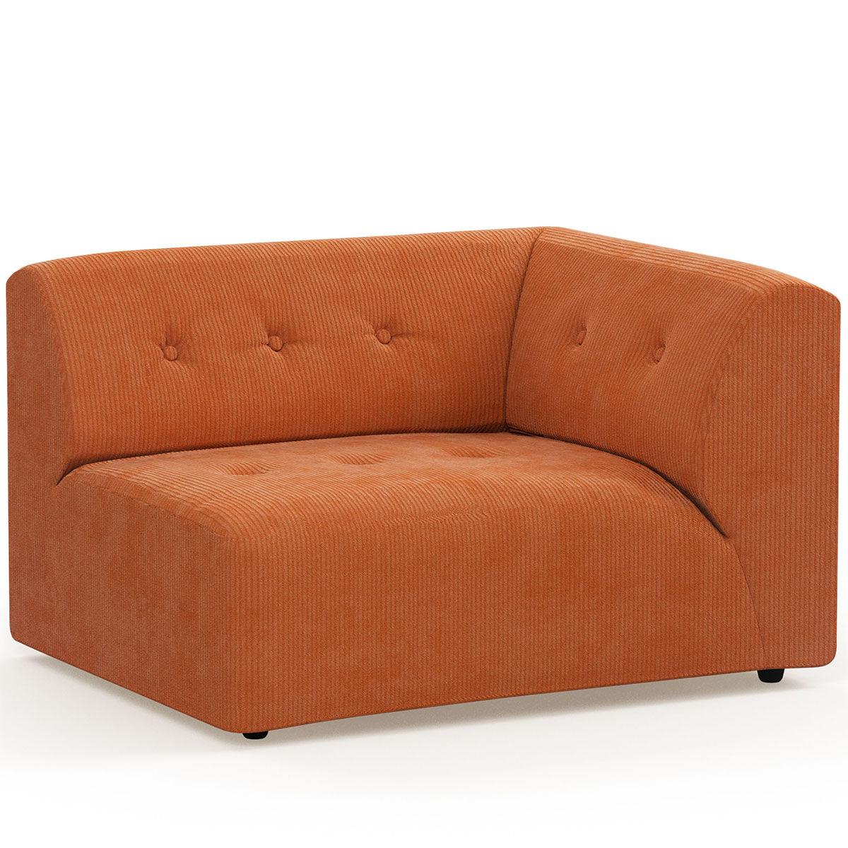 Vint Corduroy Rib Couch - Element Right 1.5-Seat - WOO .Design