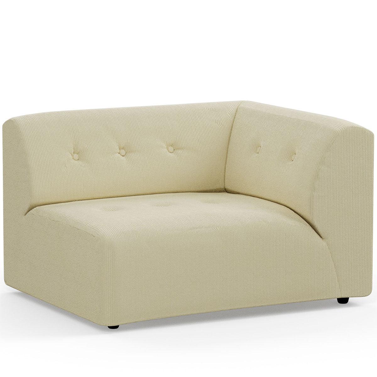 Vint Corduroy Rib Couch - Element Right 1.5-Seat - WOO .Design