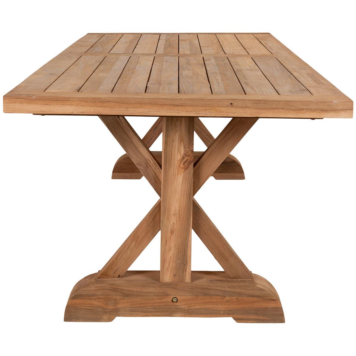 Volos Teak Wood Garden Table - WOO .Design