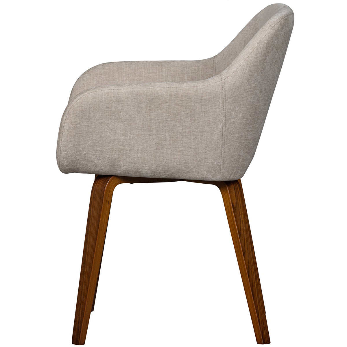 Base Sand Velvet Dining Chair