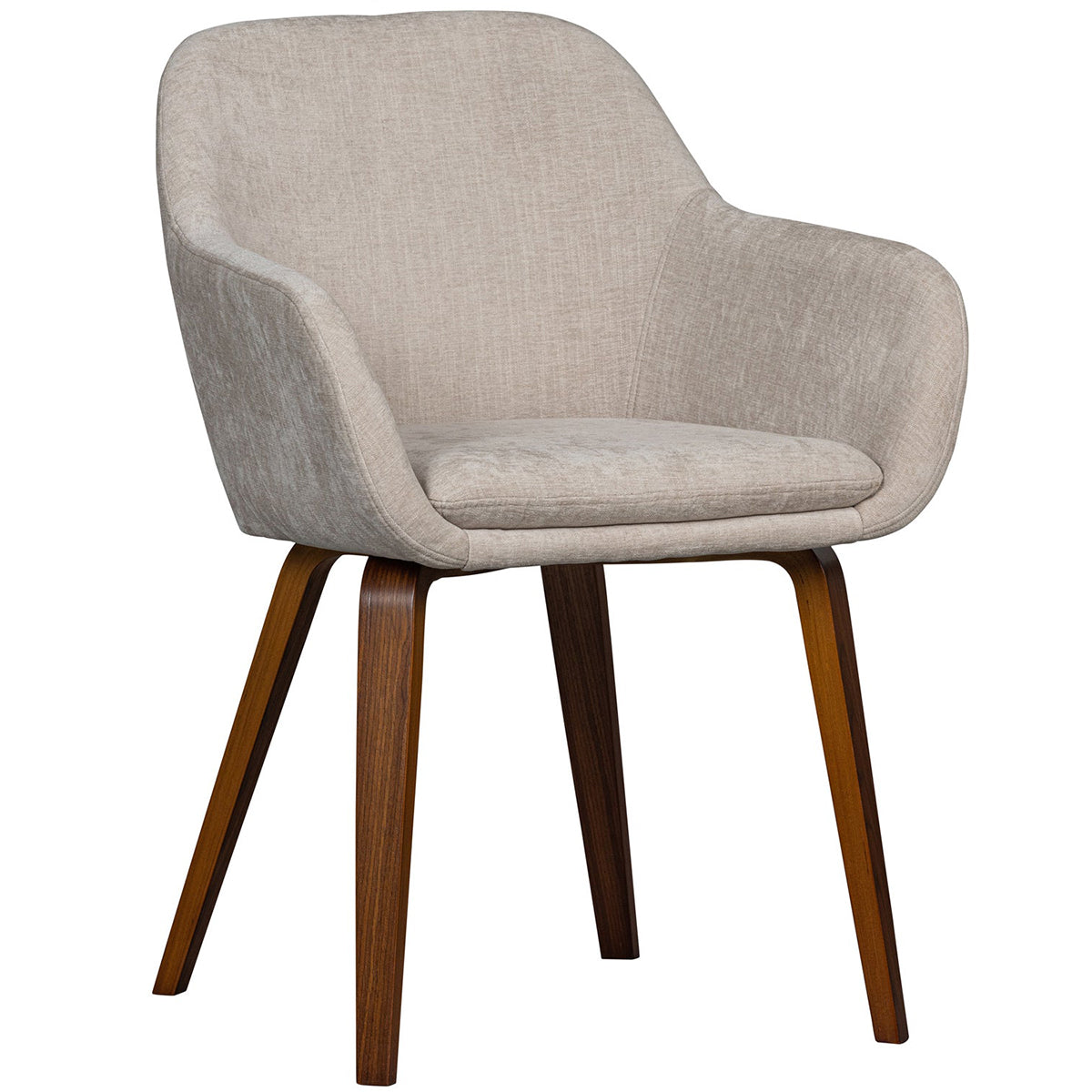 Base Sand Velvet Dining Chair