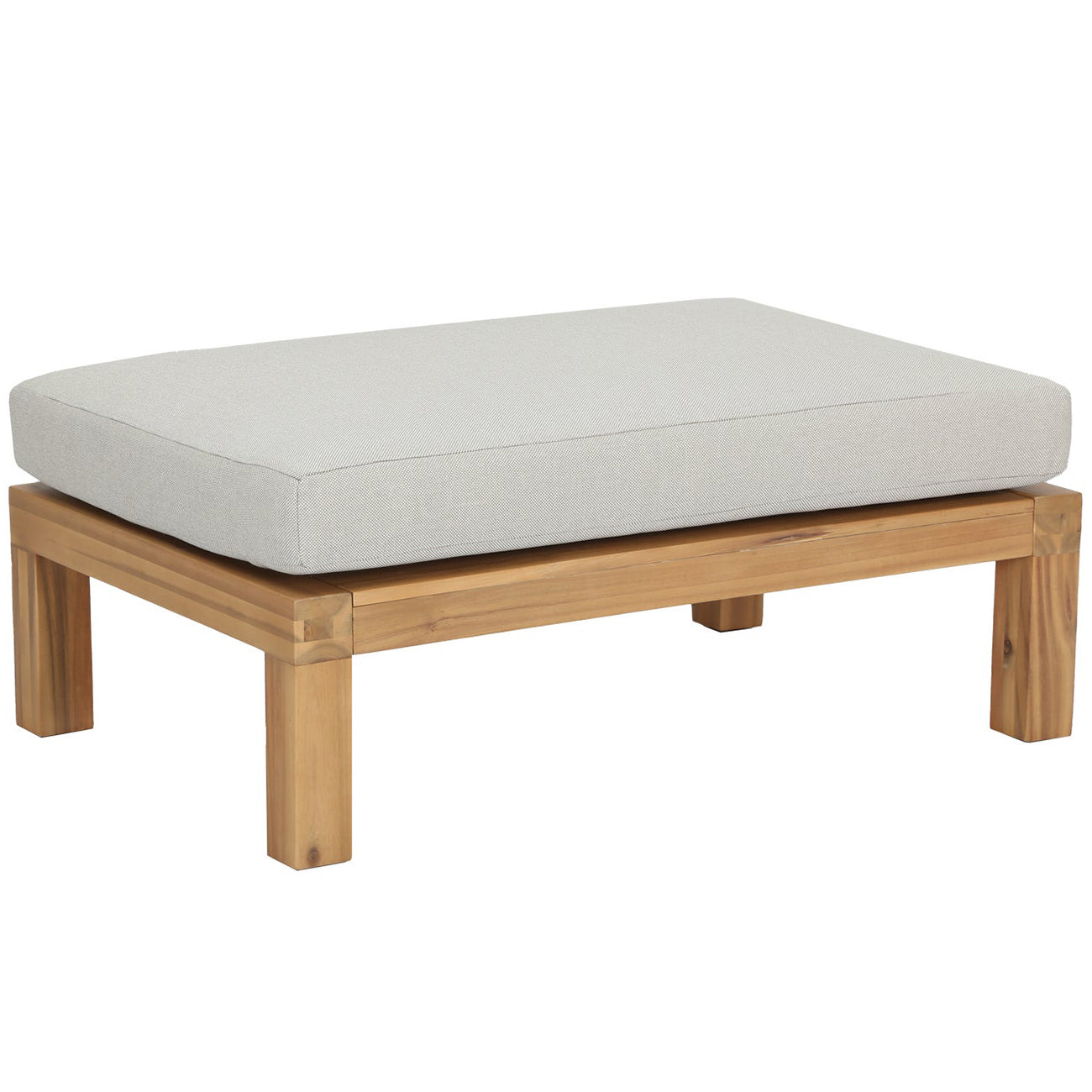 Relax Acacia Wood Footstool or Side Table