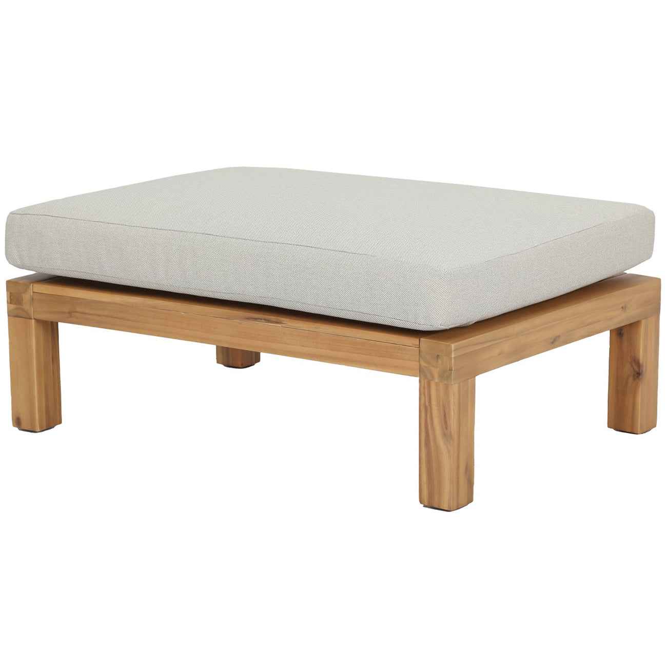 Relax Acacia Wood Footstool or Side Table
