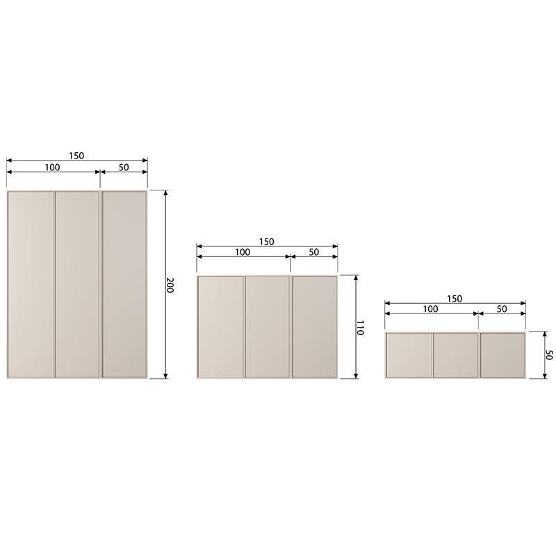 Daily Double Closet 110x100 cm