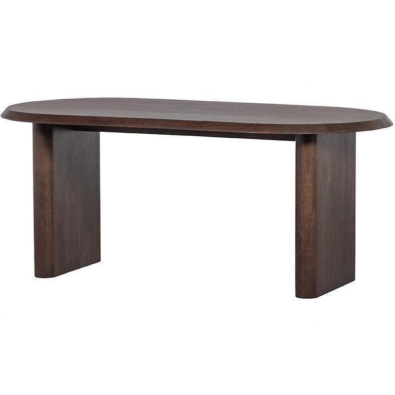 Ellips Walnut Mango Wood Dining Table