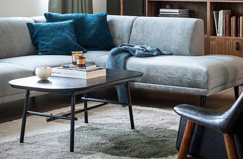 Elegance Black Mango Wood Coffee Table