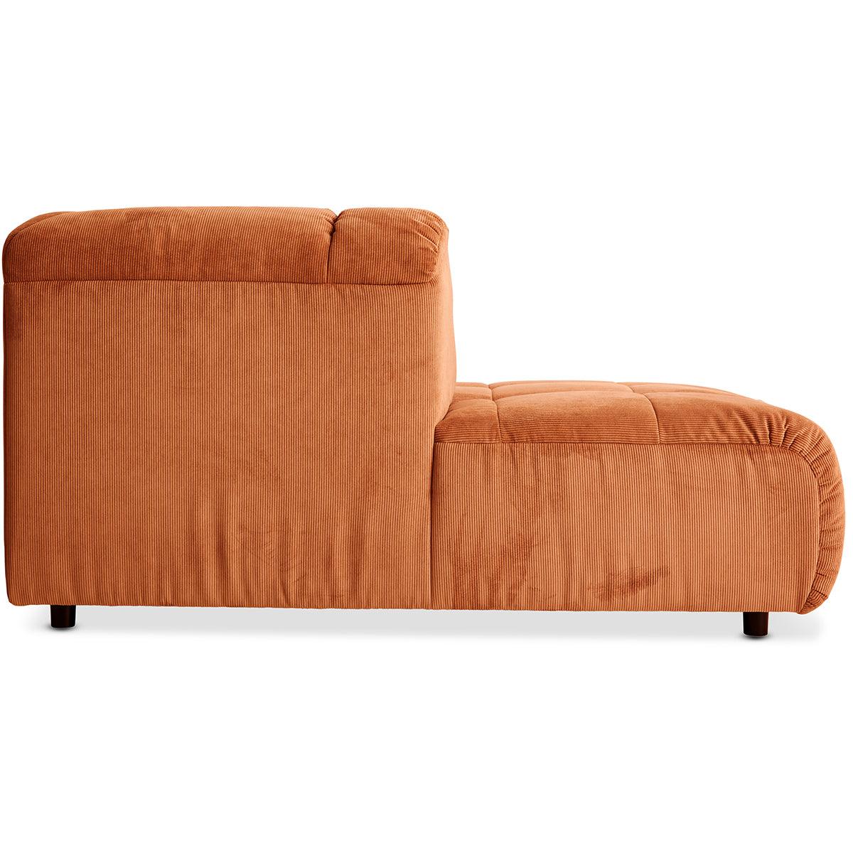 Wave Corduroy Rib Couch - Element Left Divan - WOO .Design
