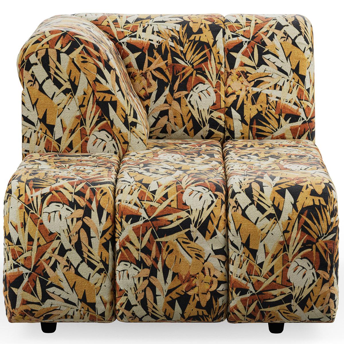 Wave Printed Hollywood Couch - Element Left Divan - WOO .Design