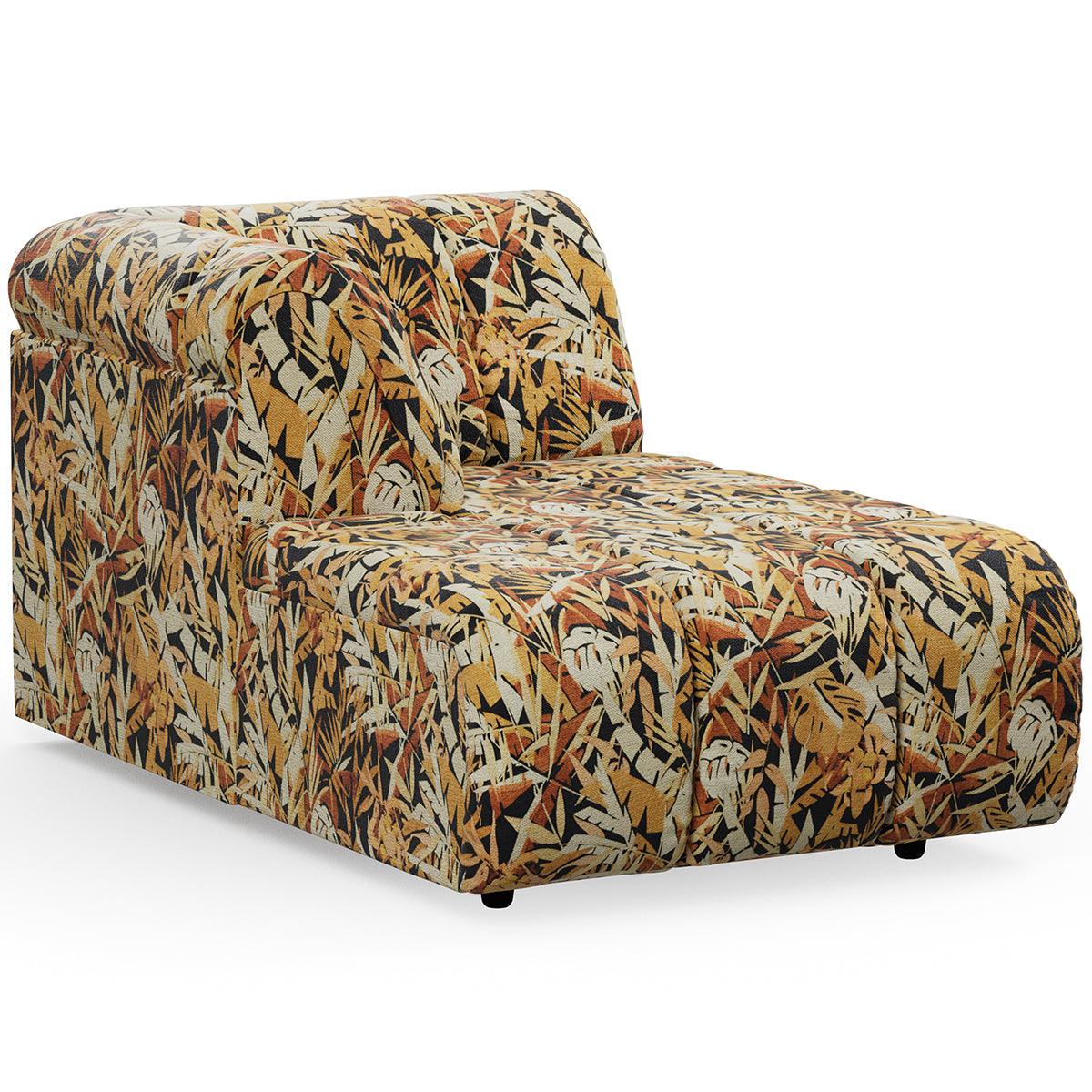 Wave Printed Hollywood Couch - Element Left Divan - WOO .Design