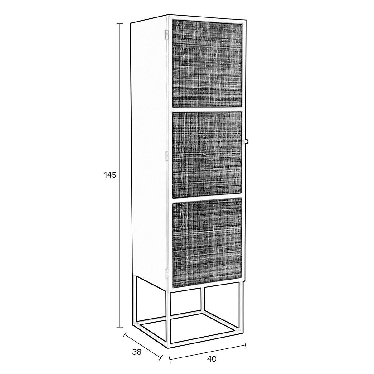 Guuji High 1 Doors Cabinet