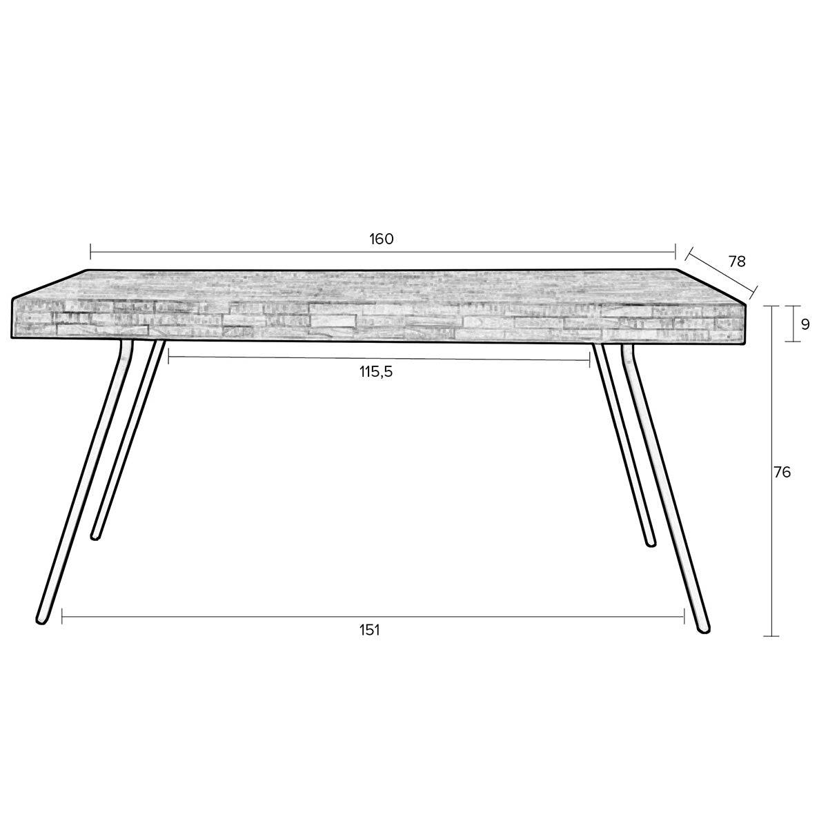 Suri Natural Table