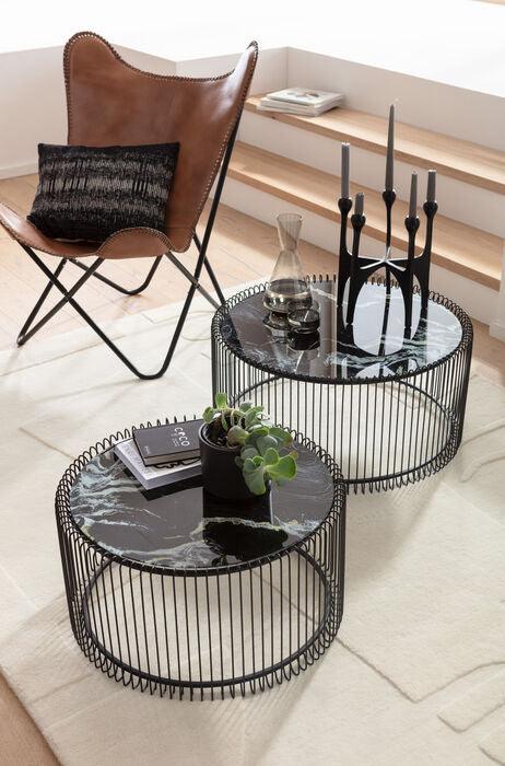 Black wire deals end table