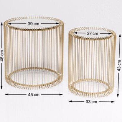 Wire Side Table (2-Set) - WOO .Design